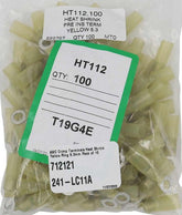 AMC Yellow Heat Shrink Ring Terminal (5.3mm ID / 10 Pack) - HT112.10